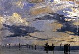 Richard Parkes Bonington Canvas Paintings - On the Adriatic